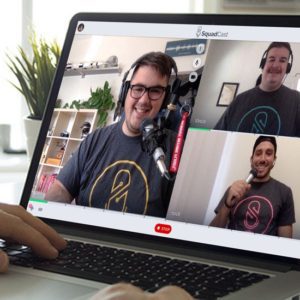 SquadCast v2 on Desktop